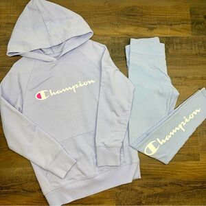 2pc Purple Girls Champion set size 7/8